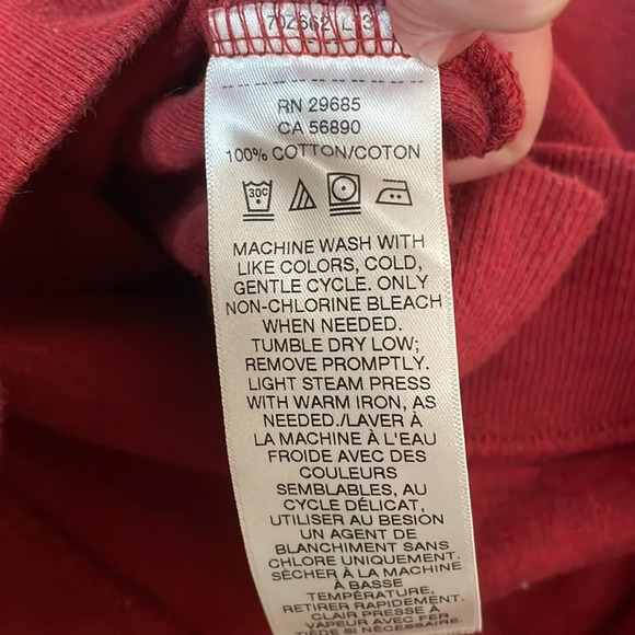 Pedlenton Quarter Zip Sweater Rust Red Men’s Size Medium - Picture 6 of 6